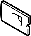 View 7S6Z16K039A Fender Bracket (Front, Rear, Lower) Full-Sized Product Image