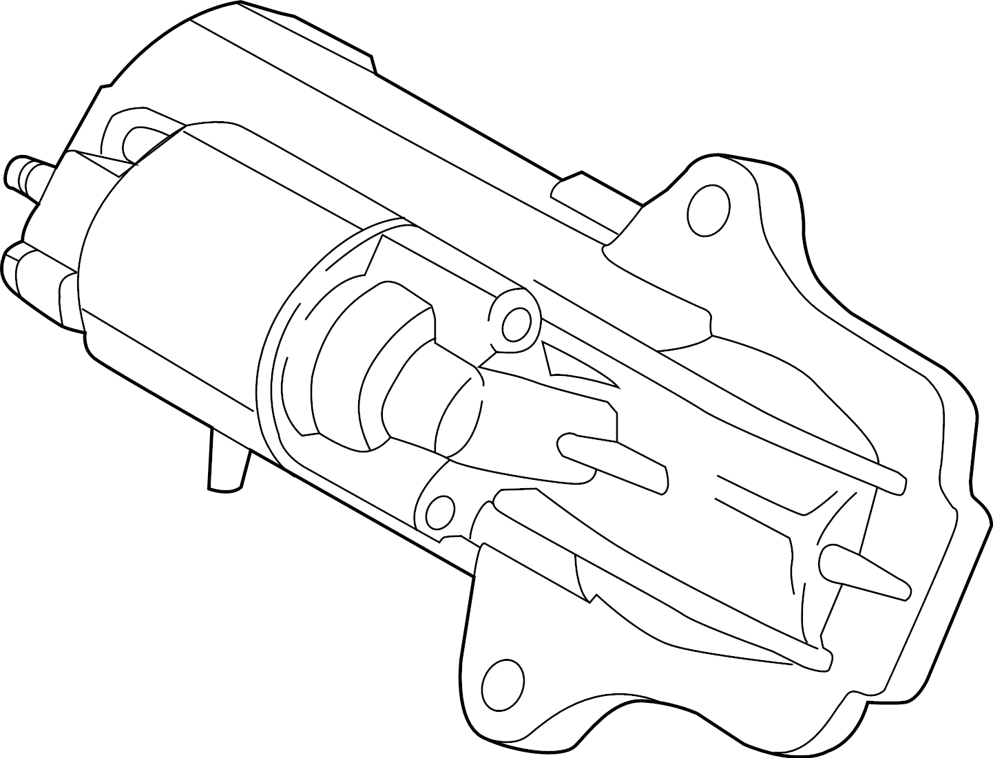 View 6G9Z11002L Starter Motor Full-Sized Product Image