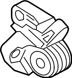 View DV6Z6E042A Mount. Bracket. Support. (Front, Lower) Full-Sized Product Image