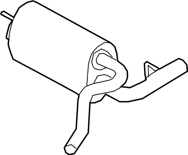 View KV6Z5230B Exhaust Muffler (Rear) Full-Sized Product Image