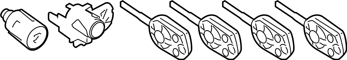 View KT1Z6122050X LocksET - Complete Vehicle.  Full-Sized Product Image