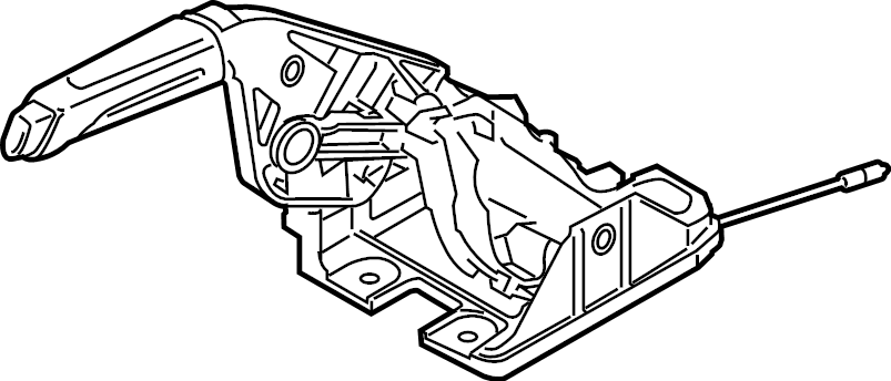 View BV6Z2780HB PARKING. BRAKE. LEVER. Handle.  Full-Sized Product Image