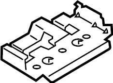View DT1Z61045B32A Console Bracket (Front, Rear, Upper) Full-Sized Product Image