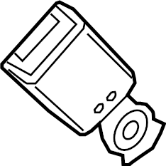 View AG9Z9960044A Seat Belt Receptacle Full-Sized Product Image