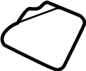 View CJ5Z7804132AB Sun Visor Clip Full-Sized Product Image