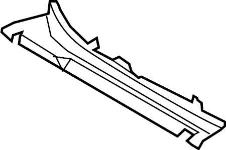 View DT1Z61101C37A Body B-Pillar Reinforcement Seal Full-Sized Product Image