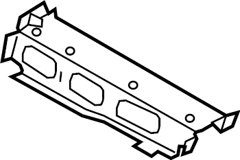 View DV6Z6110672A Floor. REINFORCED. Reinforcement. Pan. (Front, Upper) Full-Sized Product Image