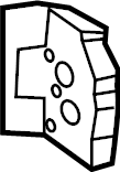 View DT1Z61250A06B Quarter Panel Reinforcement Bracket Full-Sized Product Image
