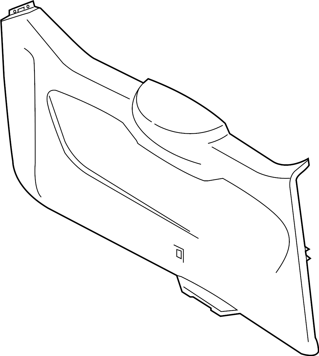 View DT1Z1740704CC Liftgate Trim (Lower) Full-Sized Product Image