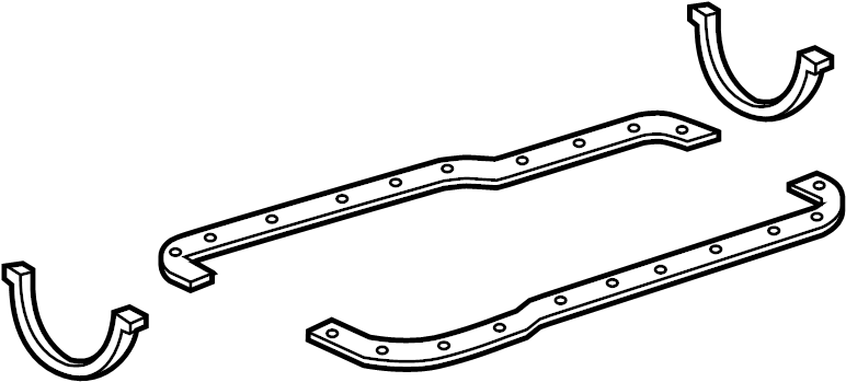 View E9TZ6710A Engine Oil Pan Gasket Full-Sized Product Image