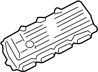 View 4C2Z6582GA Engine Valve Cover Full-Sized Product Image