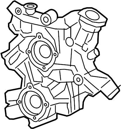 View 4C3Z6019C Engine. Cover. Timing. Kit. (Front) Full-Sized Product Image