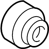 View E7TZ1216A Wheel Bearing (Front, Rear) Full-Sized Product Image