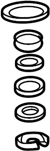 View CC2Z3E501B Steering Gear Seal Kit Full-Sized Product Image