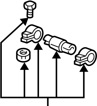 View E7TZ3281C Steering Tie Rod End Adjusting Sleeve Full-Sized Product Image