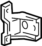 View 6C2Z1522810A Hinge. Nut. Door. (Upper, Lower) Full-Sized Product Image