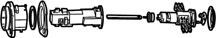 View XL2Z7821990AC Door Lock Cylinder Full-Sized Product Image