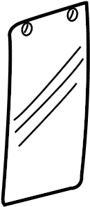 View XC2Z1525722AA Door Glass (Rear) Full-Sized Product Image