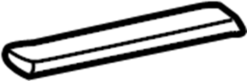 View F5UZ1525325AB Door Seal (Front) Full-Sized Product Image