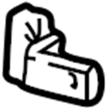 View 3C2Z1542900A Door Hinge (Rear, Upper, Lower) Full-Sized Product Image