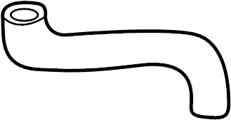 View XC2Z8260CB Radiator Coolant Hose (Upper, Lower) Full-Sized Product Image