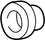 View F2UZ5K486A Suspension Stabilizer Bar Bushing (Rear) Full-Sized Product Image