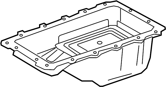 View F7UZ6675AC Engine Oil Pan Full-Sized Product Image
