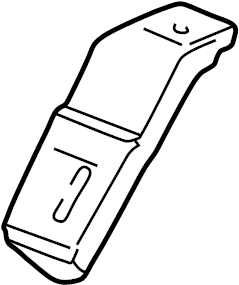 View F7UZ6038DC Engine Mount (Front, Rear) Full-Sized Product Image