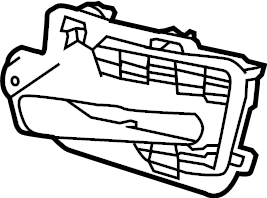 View FL1Z15A245BA Fog Light Trim Full-Sized Product Image