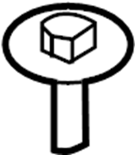 View W709027S424 Fender Bolt Full-Sized Product Image