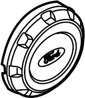 View 4L3Z1130EA Wheel Cap Full-Sized Product Image