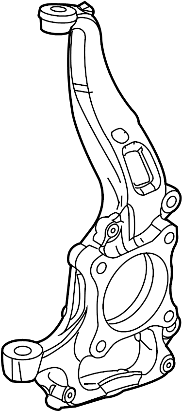 View GL1Z3K186A Knuckle - Wheel. (Front) Full-Sized Product Image