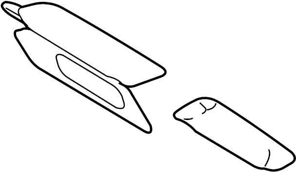 View CL1Z7804105BB Sun Visor Full-Sized Product Image