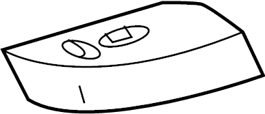 View FL1Z14524AC Door Window Switch Bezel Full-Sized Product Image