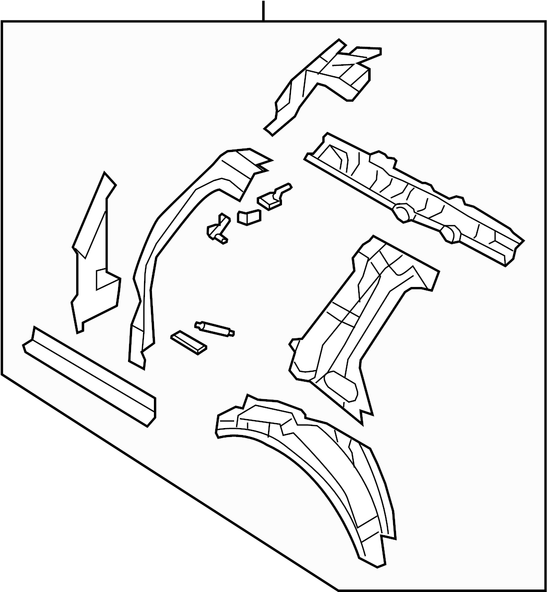 Ford Expedition Quarter Panel. 131 WHEELBASE - 9L1Z4027865A | Lakeland