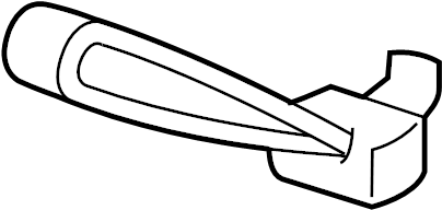 View FL1Z78434A14AA Liftgate Pull Handle Full-Sized Product Image