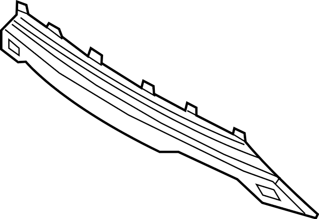 View JL1Z17E811AA Grille Molding (Front, Lower) Full-Sized Product Image