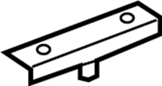 View JL1Z17C947D Bumper Cover Bracket (Upper, Lower) Full-Sized Product Image