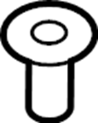 View W705545S439 Nut. (Lower) Full-Sized Product Image