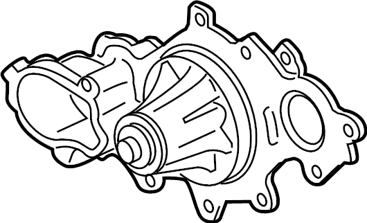 View HL3Z8501A Engine Water Pump Full-Sized Product Image