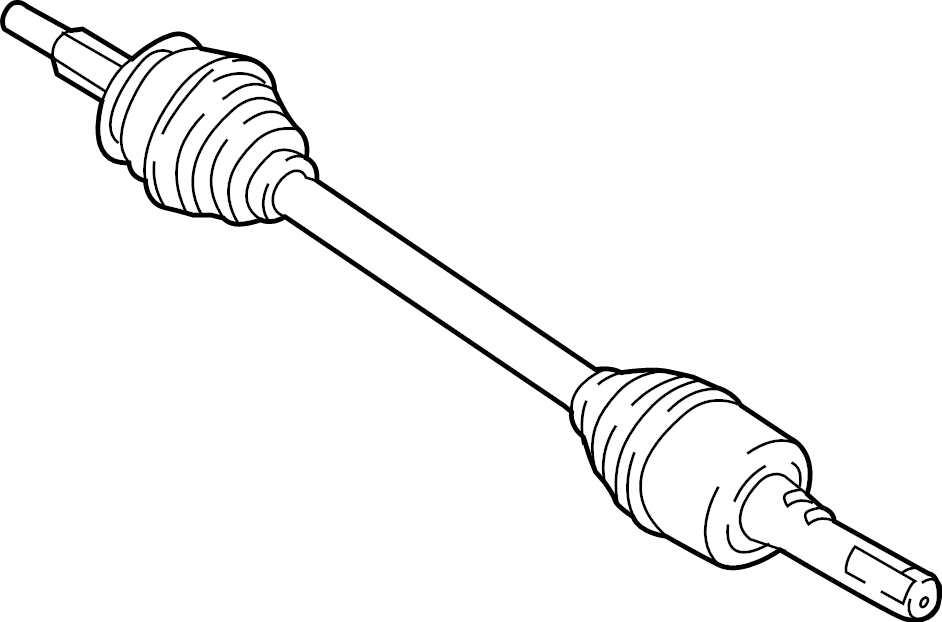 View GL7Z4K138B CV Axle Assembly Full-Sized Product Image