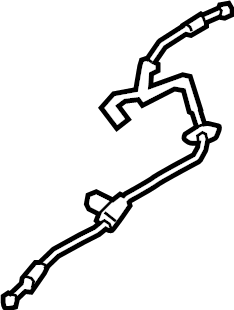 View JL1Z17A605P Liftgate Washer Hose (Rear, Upper) Full-Sized Product Image
