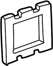 View F65Z19D578AA A/C Evaporator Core Seal Full-Sized Product Image