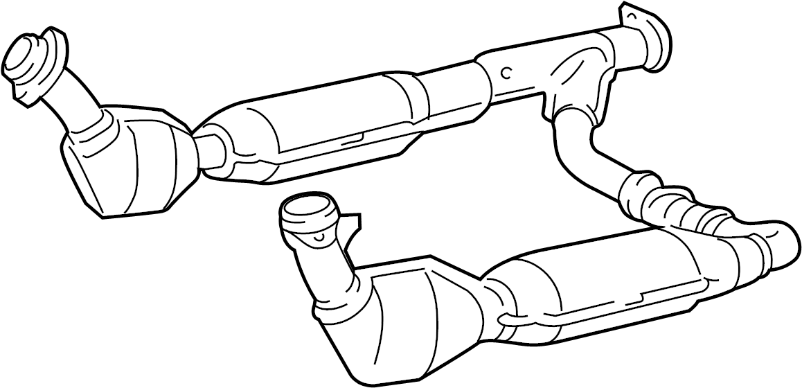 View XL3Z5E212DC Catalytic Converter Full-Sized Product Image