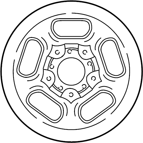View XL3Z1015DA Wheel Full-Sized Product Image