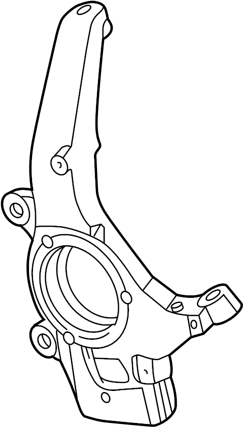 View XL3Z3K185AA Steering Knuckle (Front) Full-Sized Product Image