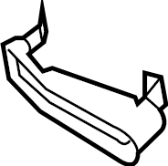 View KB3Z17765A Bumper Cover Spacer Panel Full-Sized Product Image
