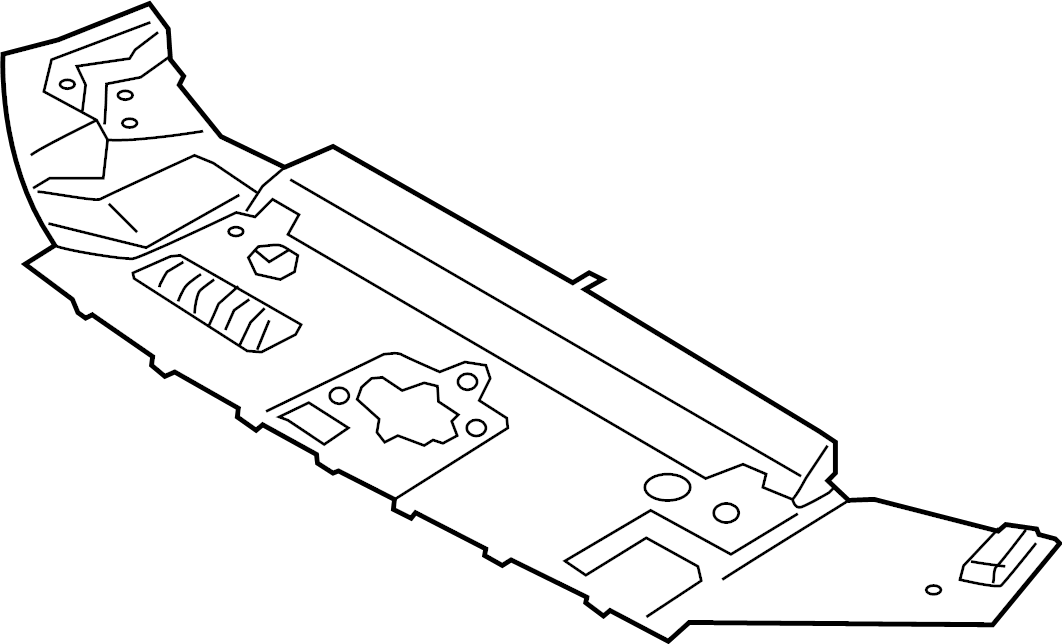 View KB3Z8C291B Shield.  Full-Sized Product Image