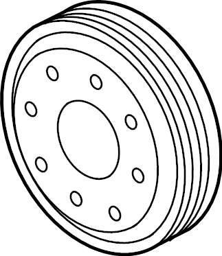 View KB3Z8678A Accessory Drive Belt Idler Pulley Full-Sized Product Image