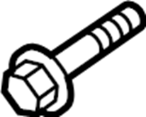 View W717205S450B Hood Latch Bolt Full-Sized Product Image